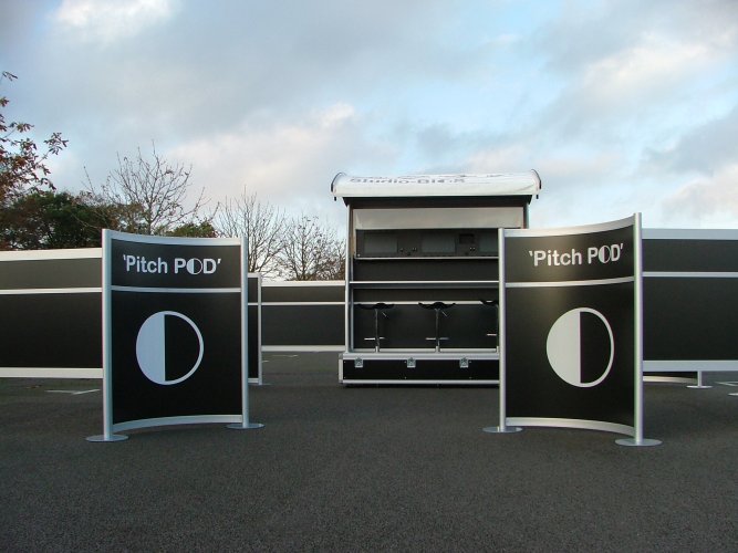 Pitch POD with Hospitality Enclosure